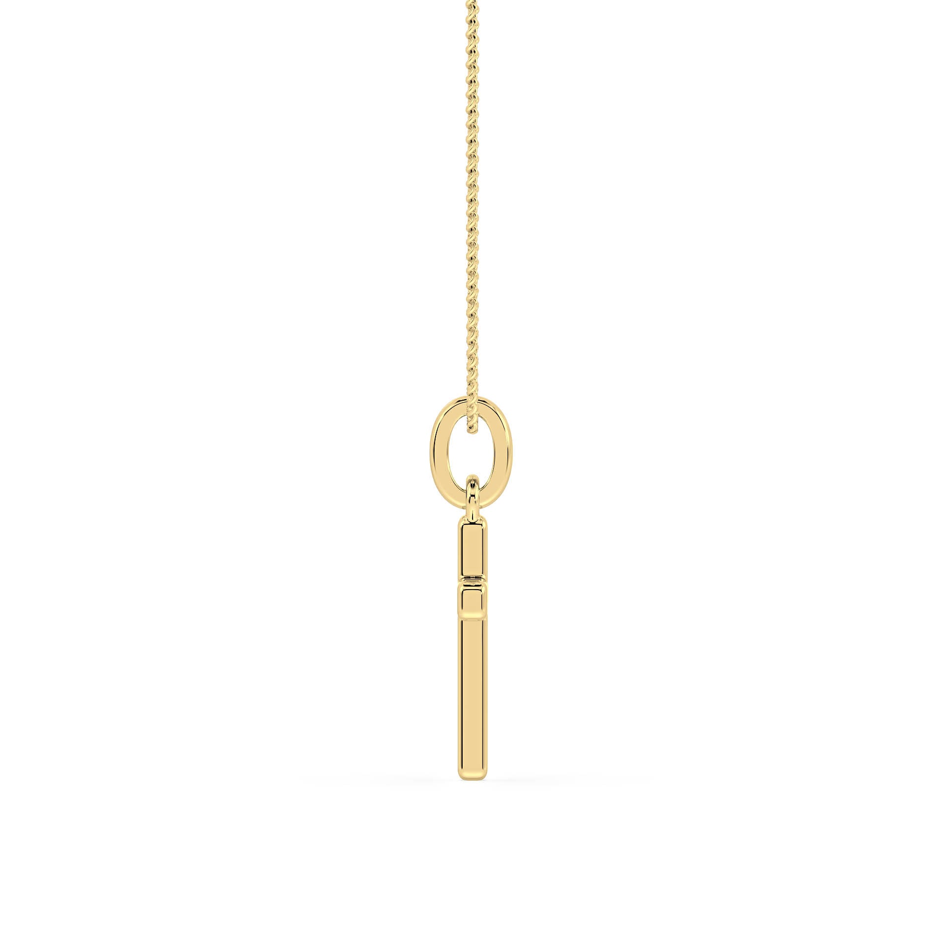 GOLD CROSS PENDANT/NECKLACE in 9ct Yellow Gold